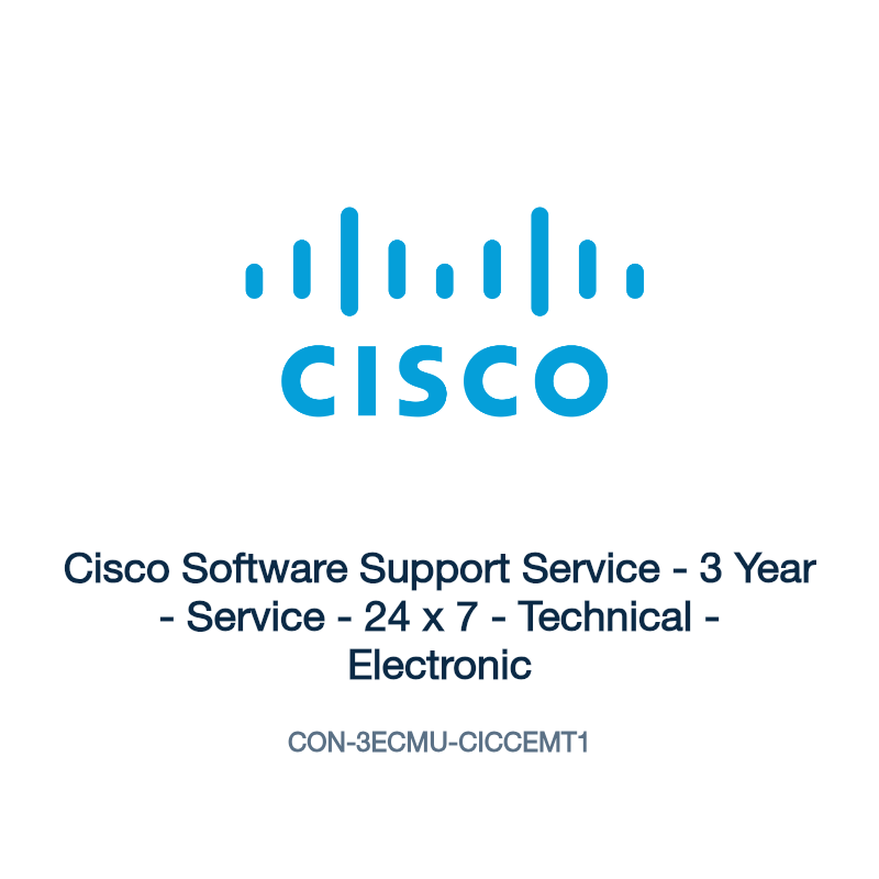 CON-3ECMU-CICCEMT1: Cisco Software Support Service