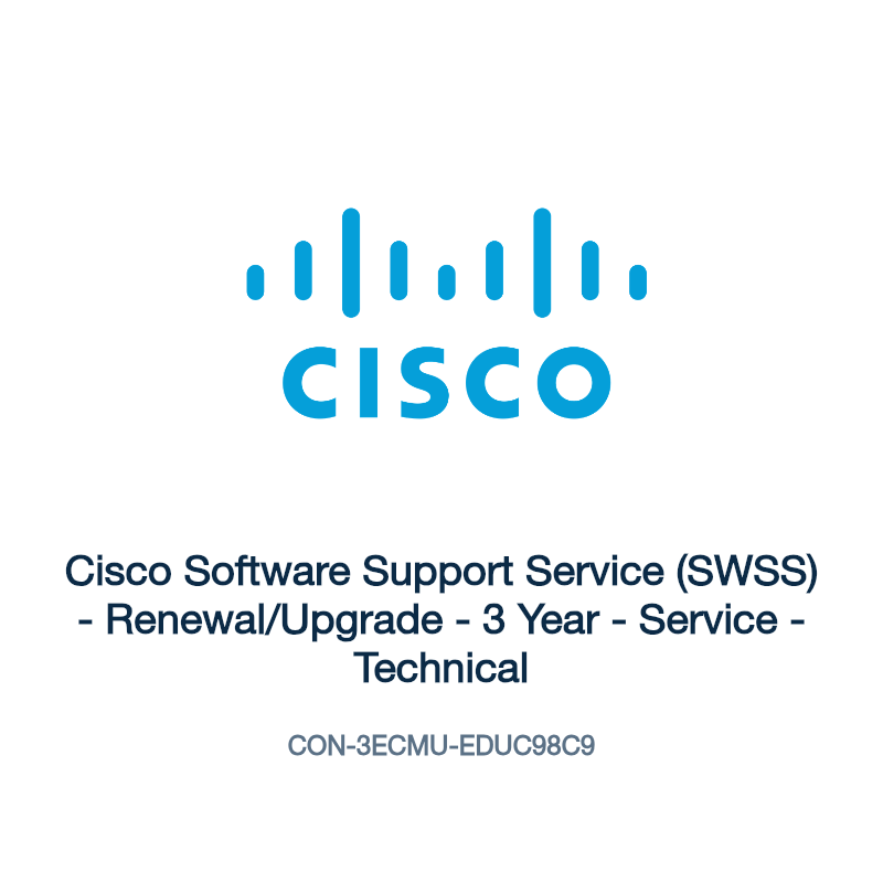 CON-3ECMU-EDUC98C9: Cisco Software Support Service (SWSS)