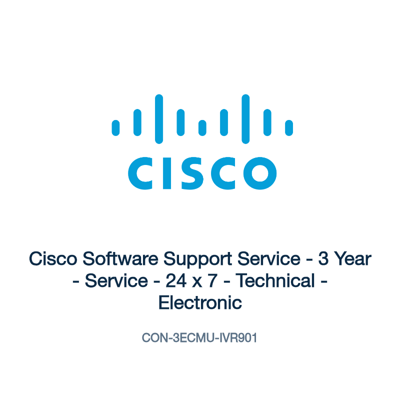 CON-3ECMU-IVR901: Cisco Software Support Service