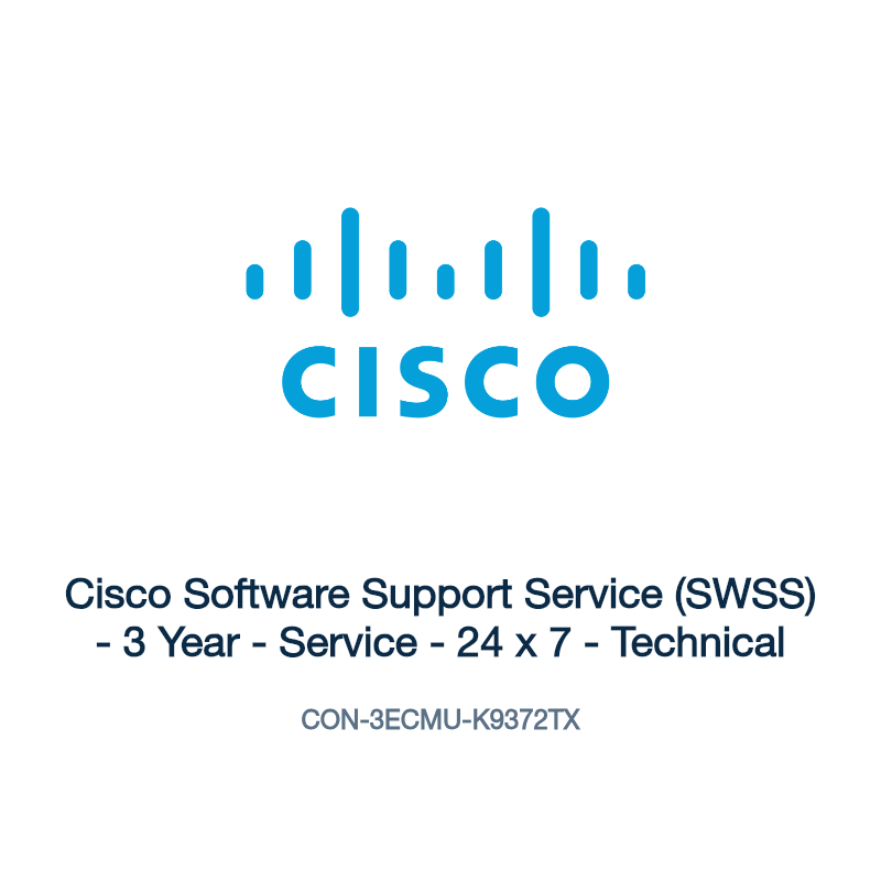 CON-3ECMU-K9372TX: Cisco Software Support Service (SWSS)