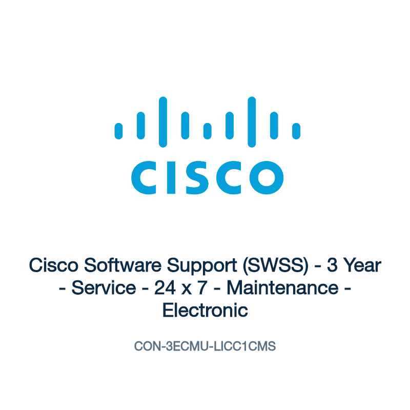 CON-3ECMU-LICC1CMS: Cisco Software Support (SWSS)