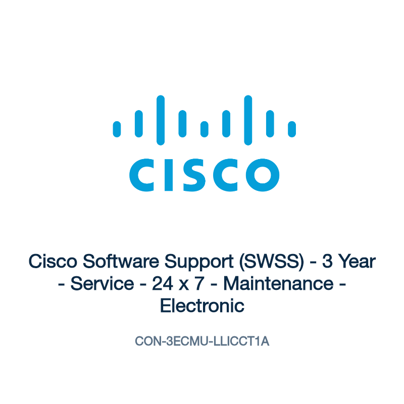 CON-3ECMU-LLICCT1A: Cisco Software Support (SWSS)