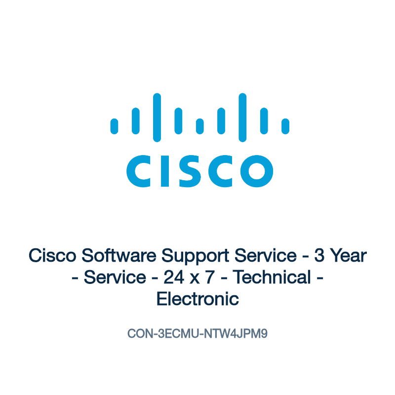 CON-3ECMU-NTW4JPM9: Cisco Software Support Service
