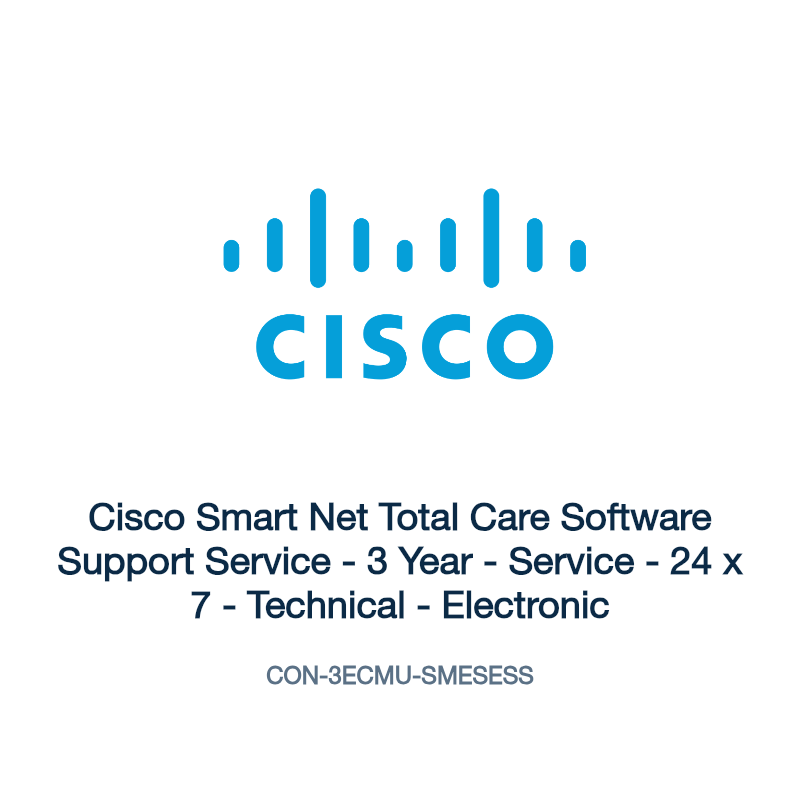 CON-3ECMU-SMESESS: Cisco Smart Net Total Care Software Support Service