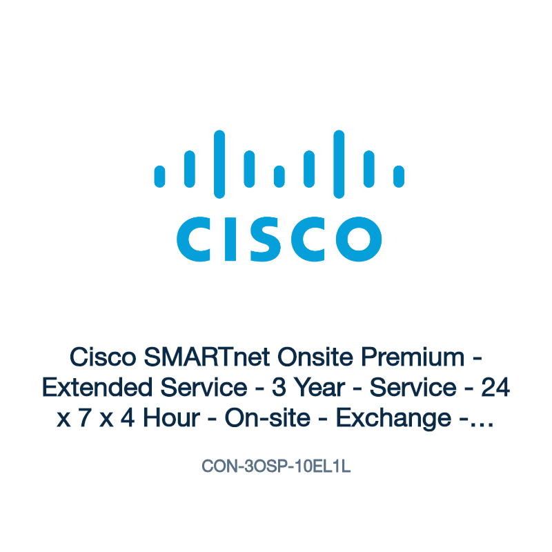CON-3OSP-10EL1L: Cisco SMARTnet Onsite Premium