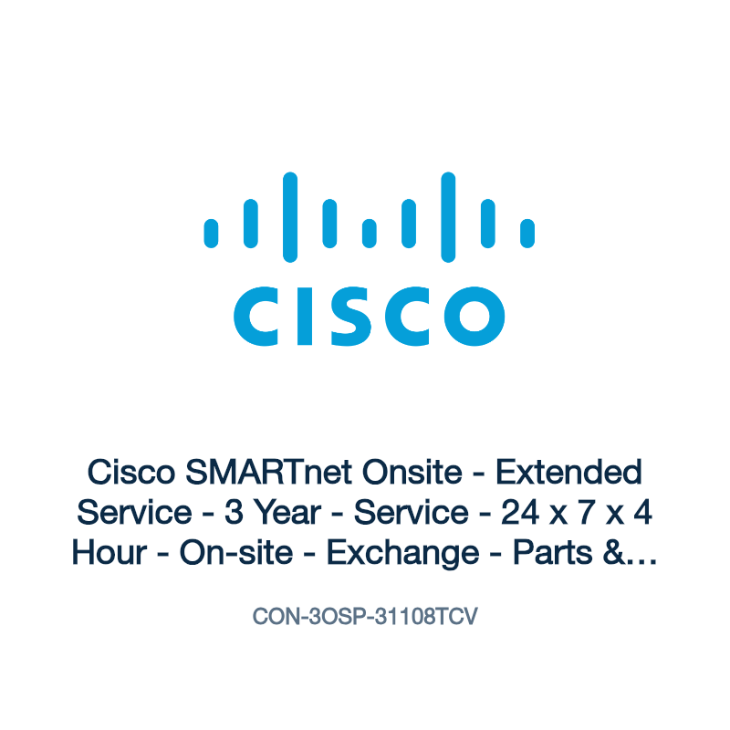 CON-3OSP-31108TCV: Cisco SMARTnet Onsite