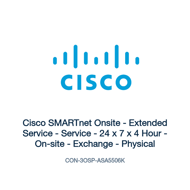 CON-3OSP-ASA5506K: Cisco SMARTnet Onsite
