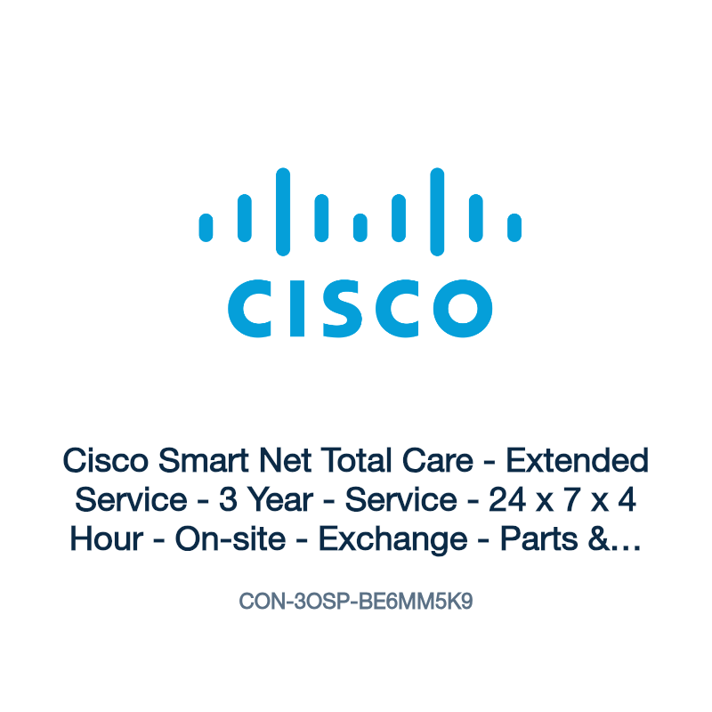 CON-3OSP-BE6MM5K9: Cisco Smart Net Total Care