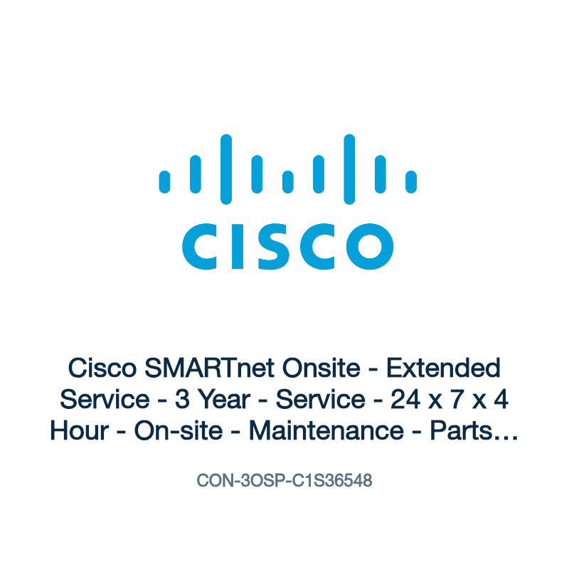 CON-3OSP-C1S36548: Cisco SMARTnet Onsite
