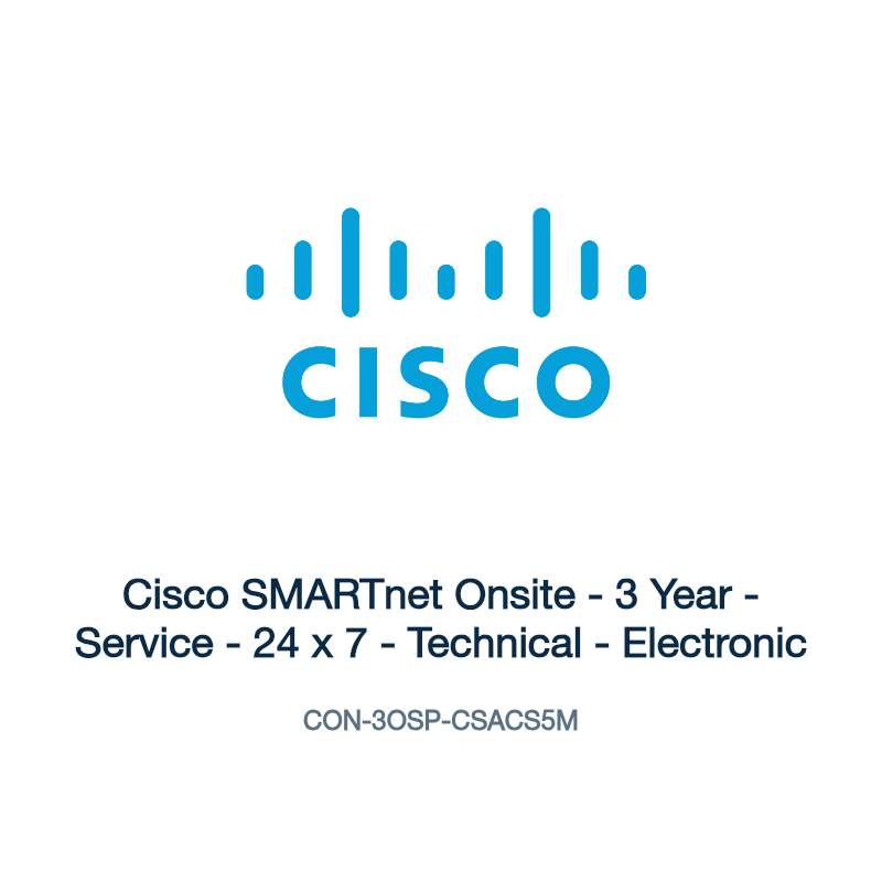 CON-3OSP-CSACS5M: Cisco SMARTnet Onsite