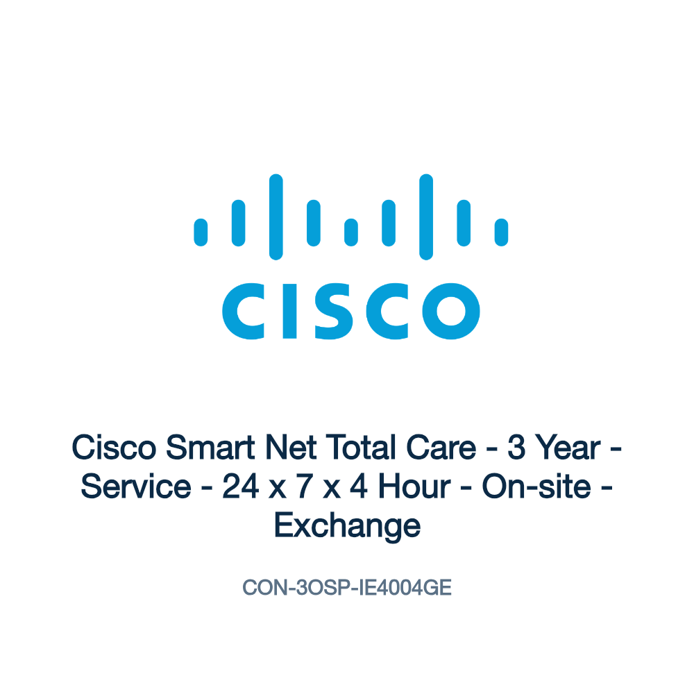 CON-3OSP-IE4004GE: Cisco Smart Net Total Care
