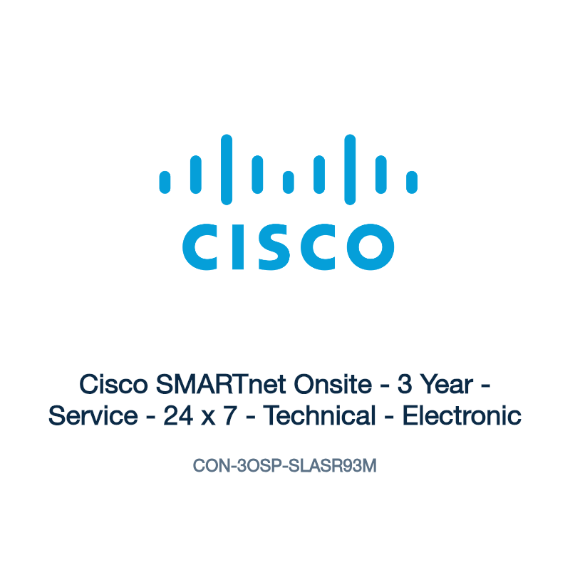 CON-3OSP-SLASR93M: Cisco SMARTnet Onsite