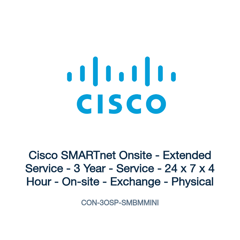 CON-3OSP-SMBMMINI: Cisco SMARTnet Onsite