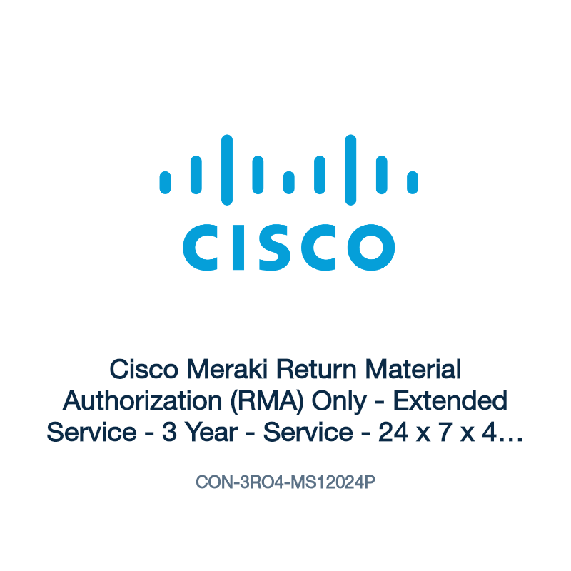CON-3RO4-MS12024P: Cisco Meraki Return Material Authorization (RMA) Only