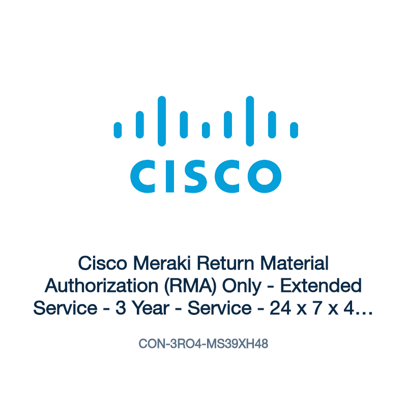 CON-3RO4-MS39XH48: Cisco Meraki Return Material Authorization (RMA) Only