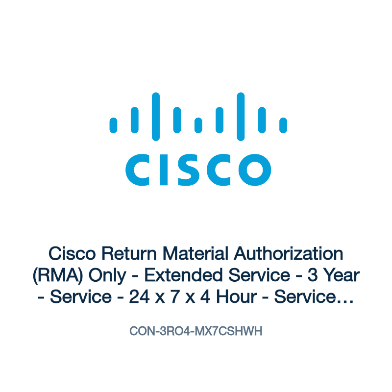 CON-3RO4-MX7CSHWH: Cisco Return Material Authorization (RMA) Only
