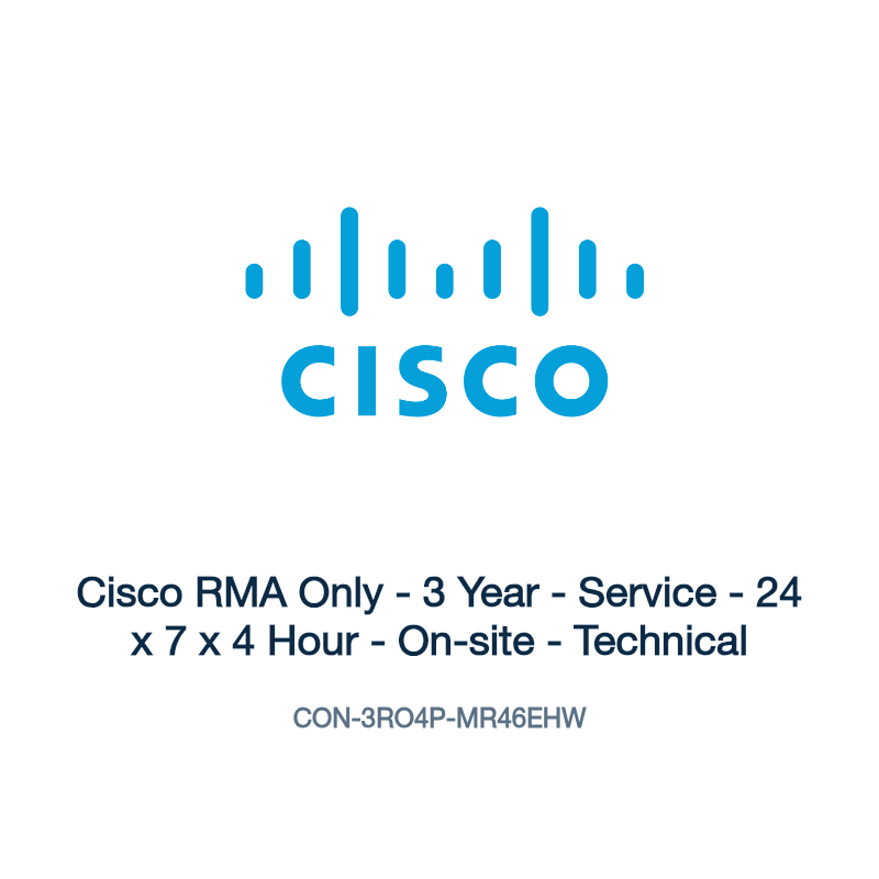 CON-3RO4P-MR46EHW: Cisco RMA Only - 3 Year - Service - 24 x 7 x 4 Hour - On-site -