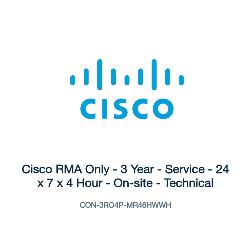 CON-3RO4P-MR46HWWH: Cisco RMA Only - 3 Year - Service - 24 x 7 x 4 Hour - On-site -