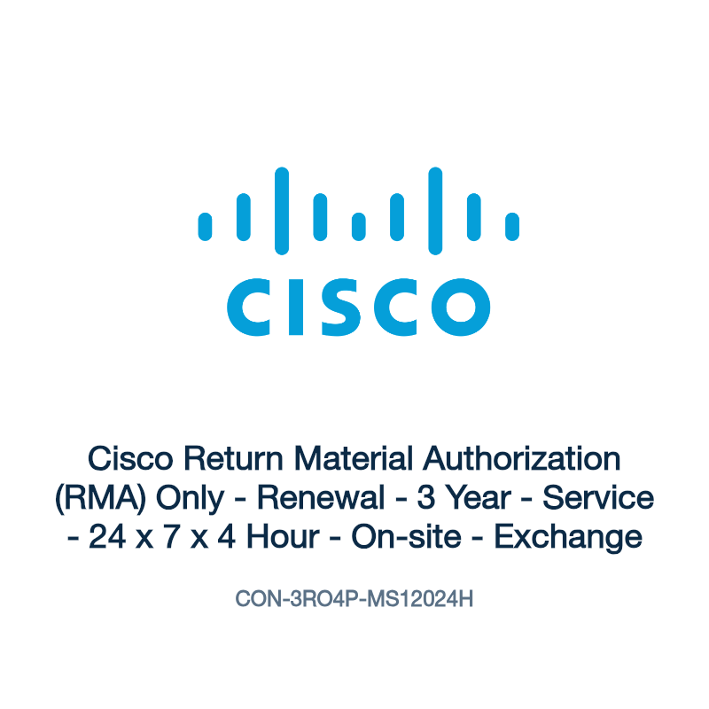 CON-3RO4P-MS12024H: Cisco Return Material Authorization (RMA) Only