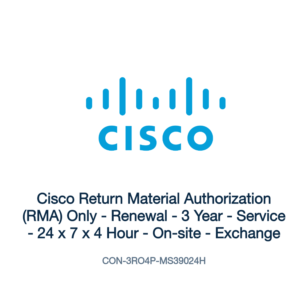 CON-3RO4P-MS39024H: Cisco Return Material Authorization (RMA) Only
