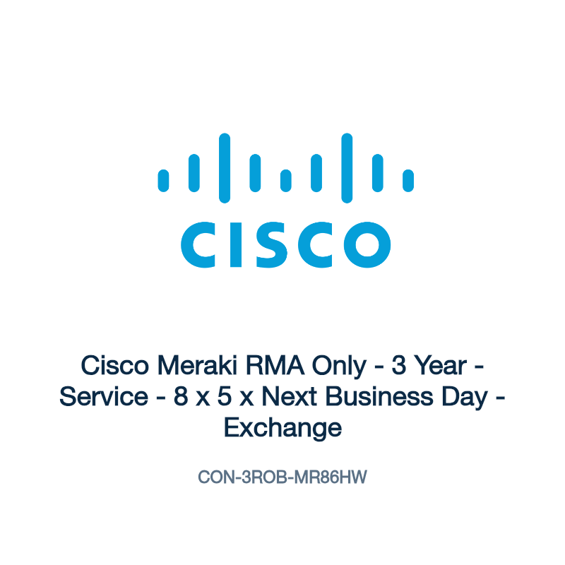 CON-3ROB-MR86HW: Cisco Meraki RMA Only