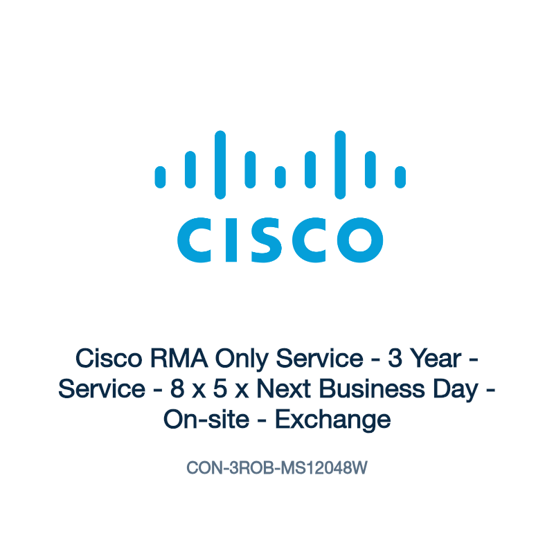 CON-3ROB-MS12048W: Cisco RMA Only Service