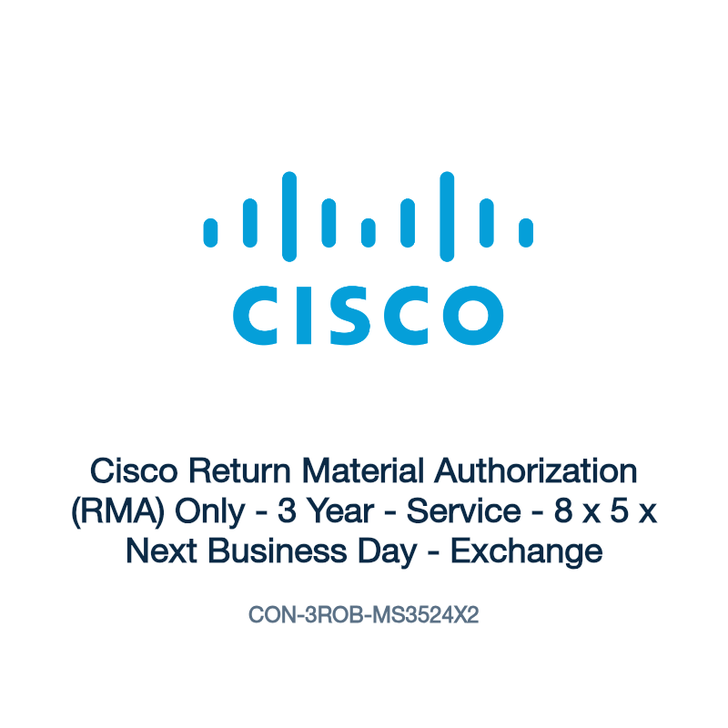 CON-3ROB-MS3524X2: Cisco Return Material Authorization (RMA) Only