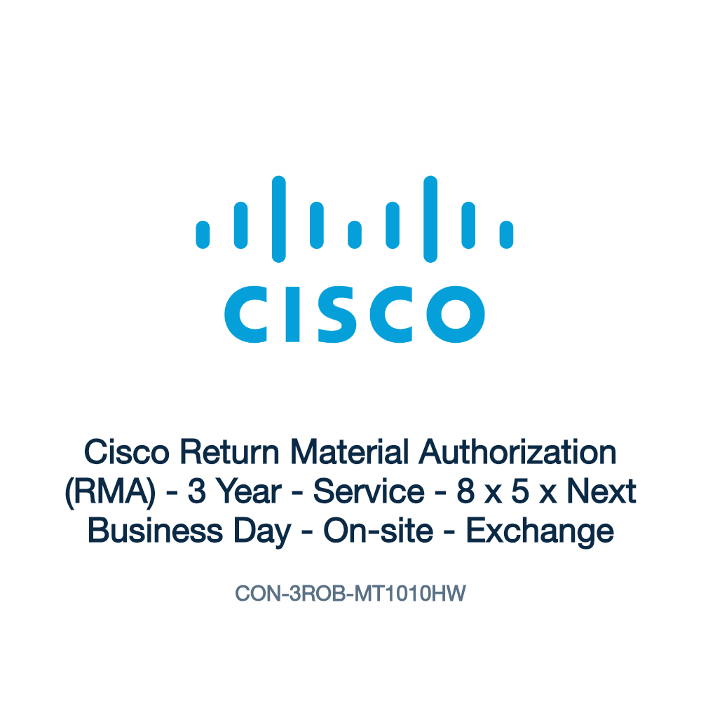 CON-3ROB-MT1010HW: Cisco Return Material Authorization (RMA)