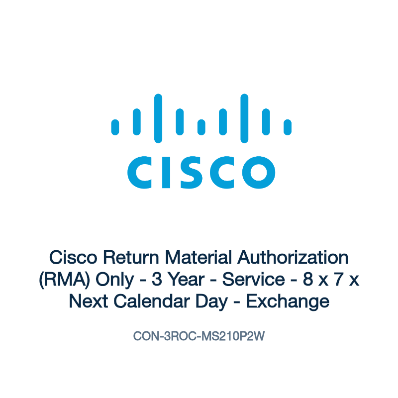 CON-3ROC-MS210P2W: Cisco Return Material Authorization (RMA) Only