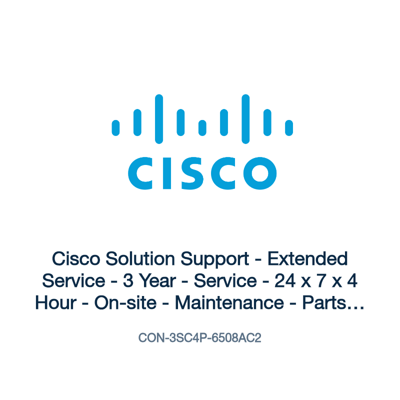CON-3SC4P-6508AC2: Cisco Solution Support