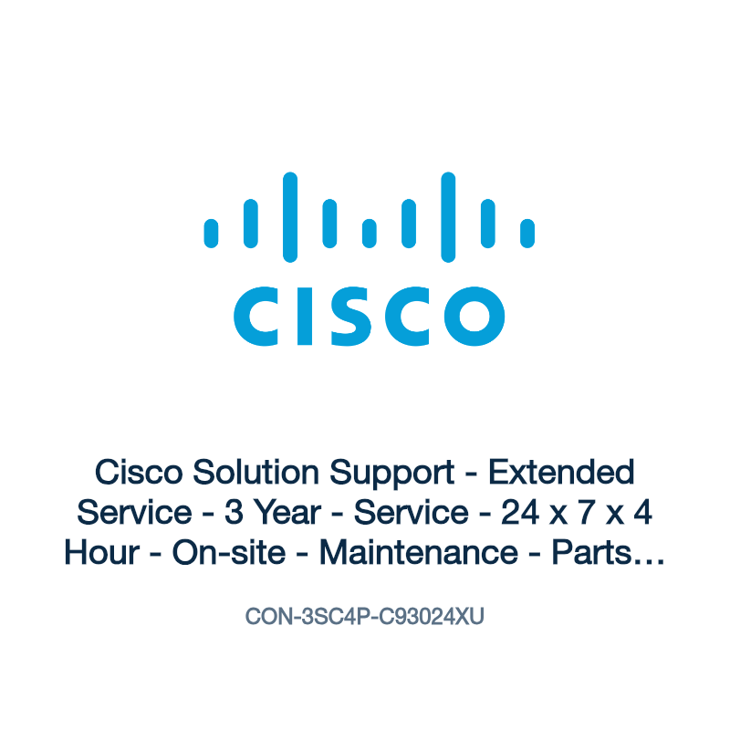 CON-3SC4P-C93024XU: Cisco Solution Support