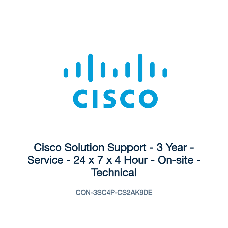 CON-3SC4P-CS2AK9DE: Cisco Solution Support