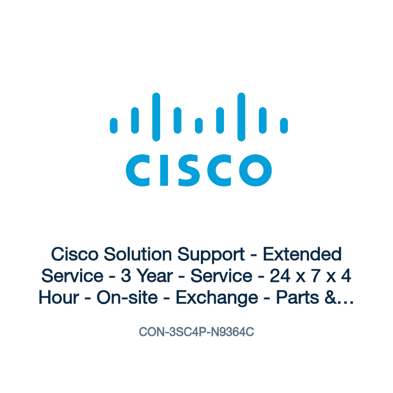 CON-3SC4P-N9364C: Cisco Solution Support