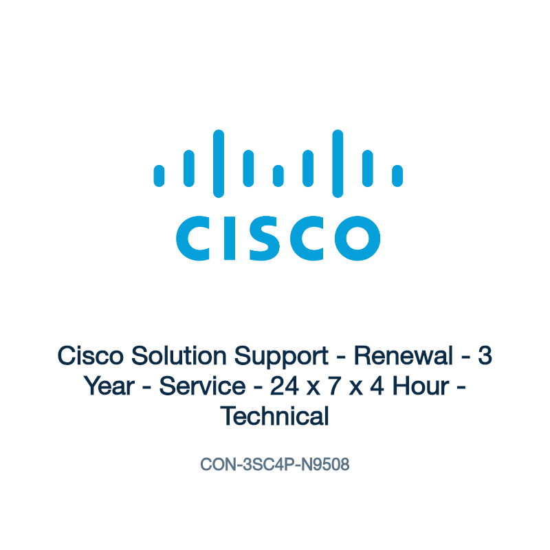 CON-3SC4P-N9508: Cisco Solution Support
