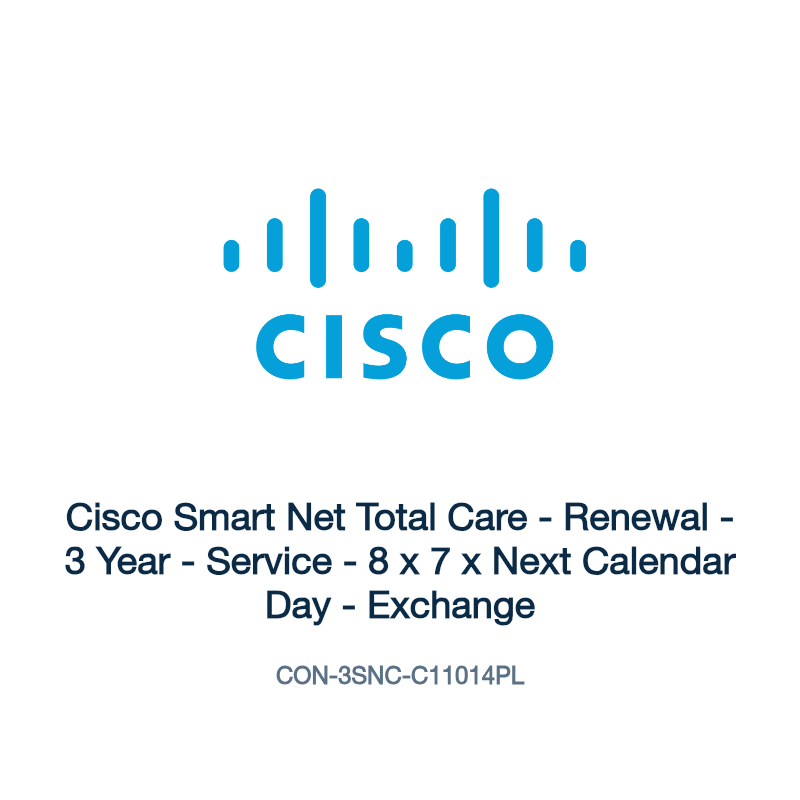 CON-3SNC-C11014PL: Cisco Smart Net Total Care