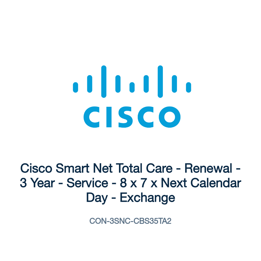 CON-3SNC-CBS35TA2: Cisco Smart Net Total Care