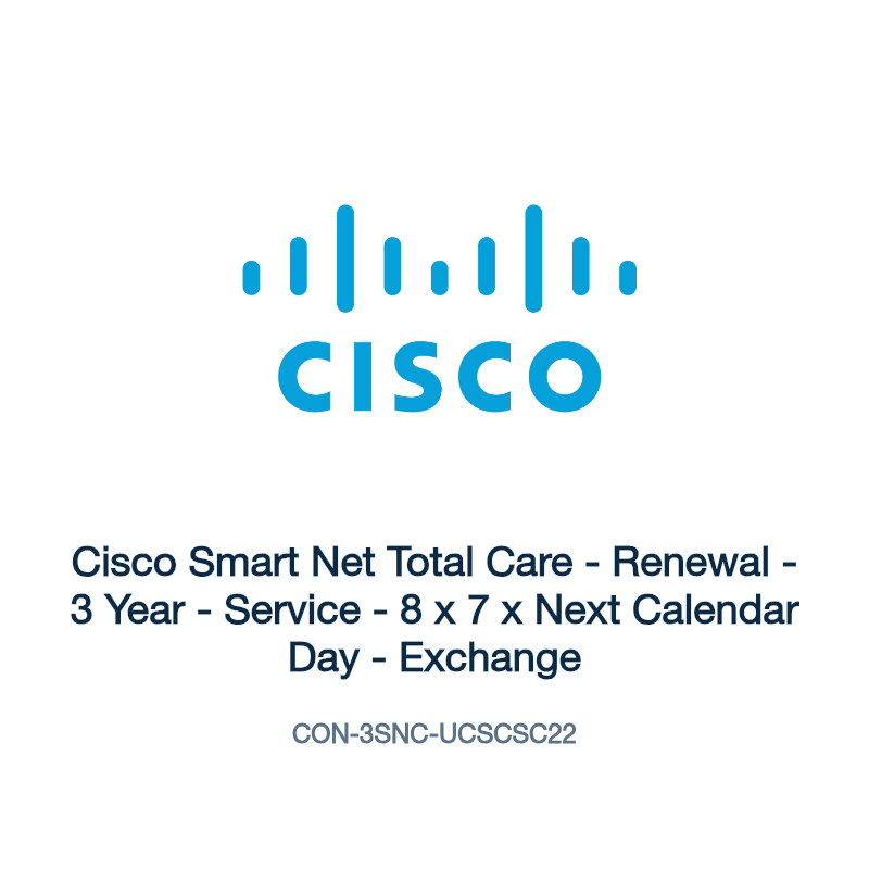 CON-3SNC-UCSCSC22: Cisco Smart Net Total Care