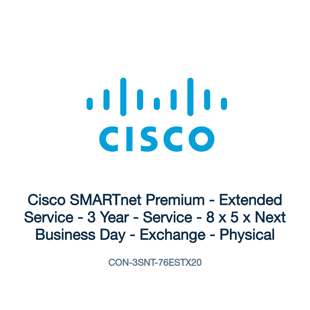CON-3SNT-76ESTX20: Cisco SMARTnet Premium