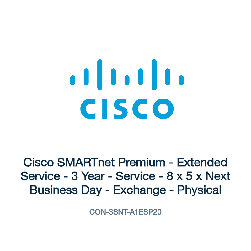 CON-3SNT-A1ESP20: Cisco SMARTnet Premium