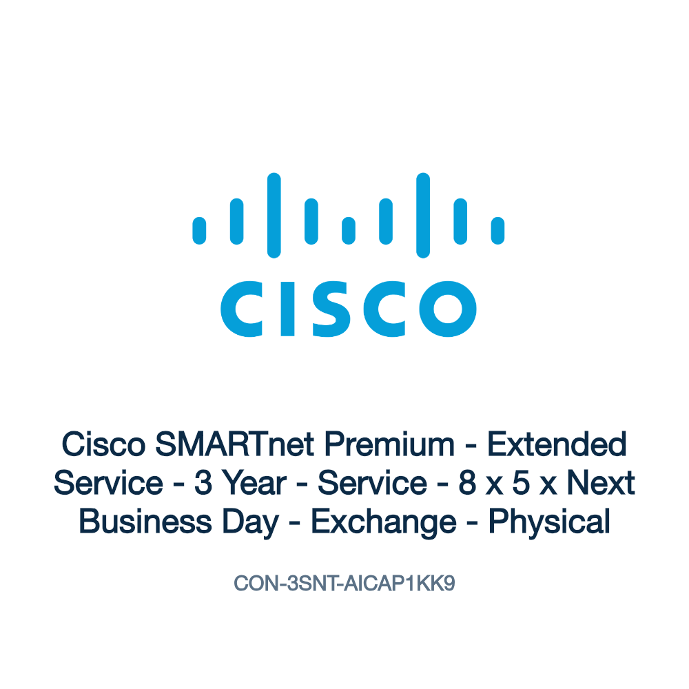 CON-3SNT-AICAP1KK9: Cisco SMARTnet Premium