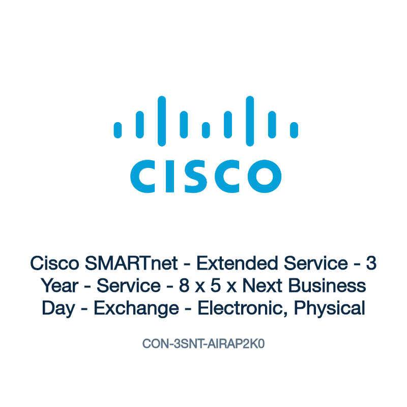 CON-3SNT-AIRAP2K0: Cisco SMARTnet - Extended Service - 3 Year - Service