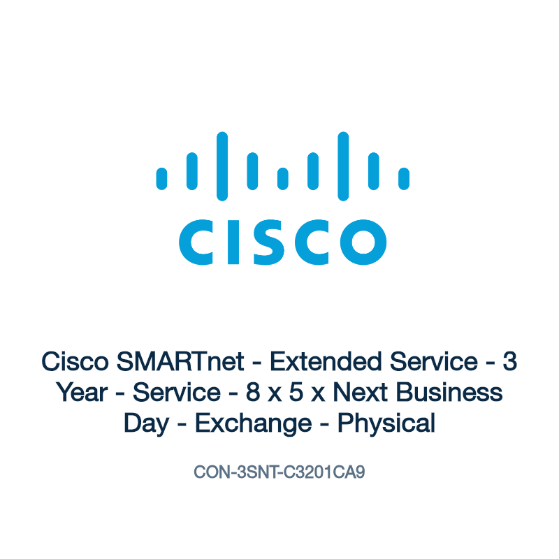 CON-3SNT-C3201CA9: Cisco SMARTnet - Extended Service - 3 Year - Service