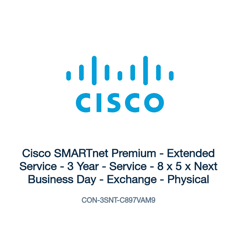 CON-3SNT-C897VAM9: Cisco SMARTnet Premium