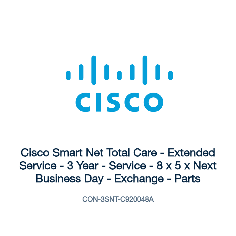 CON-3SNT-C920048A: Cisco Smart Net Total Care