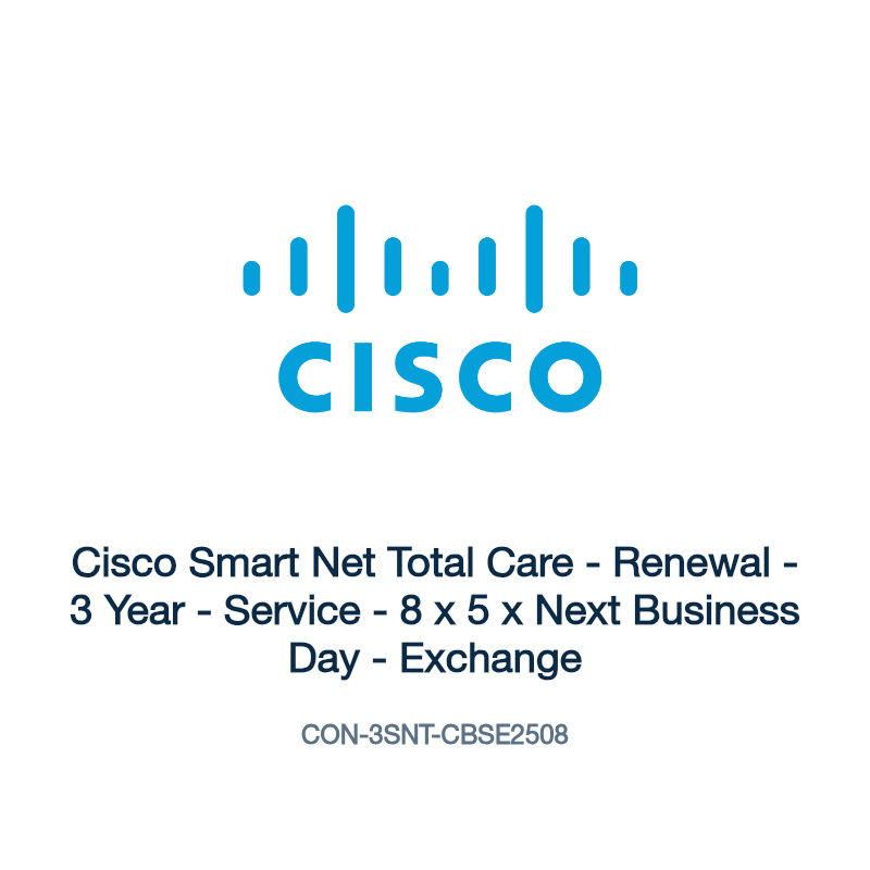 CON-3SNT-CBSE2508: Cisco Smart Net Total Care