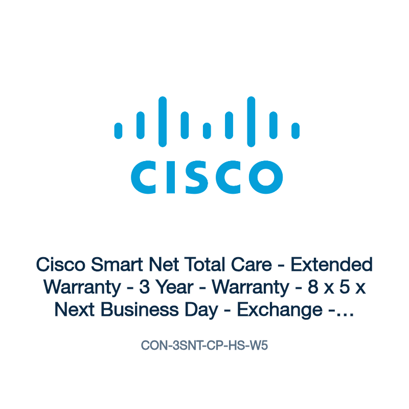 CON-3SNT-CP-HS-W5: Cisco Smart Net Total Care