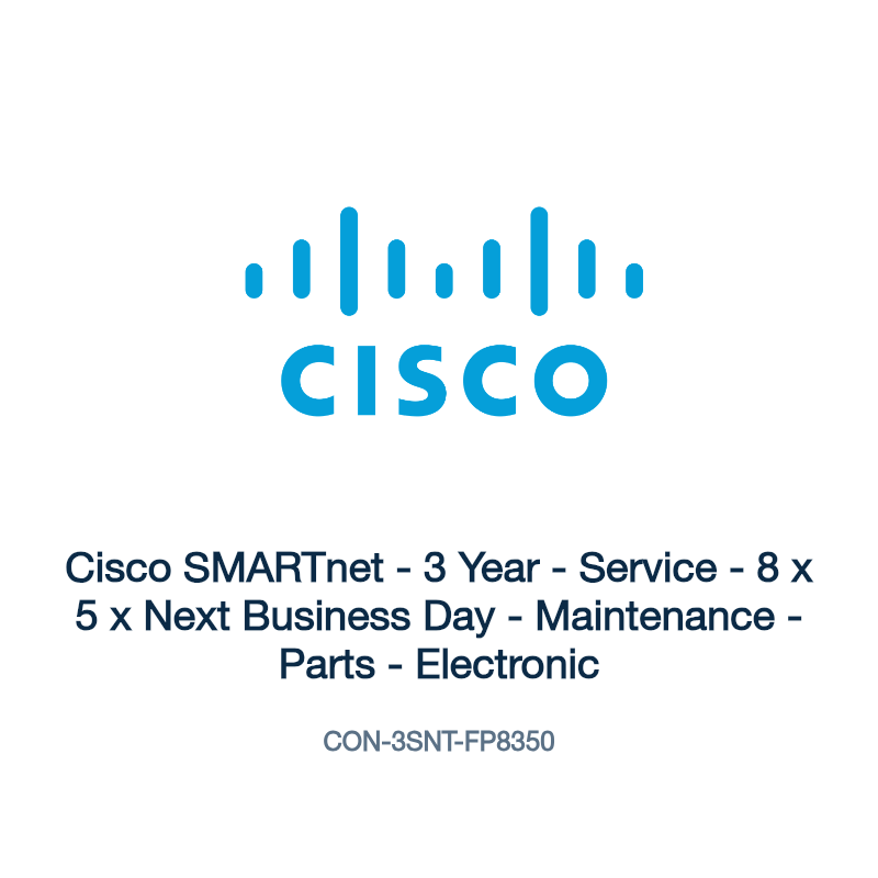 CON-3SNT-FP8350: Cisco SMARTnet - 3 Year - Service - 8 x 5 x Next Business Day -
