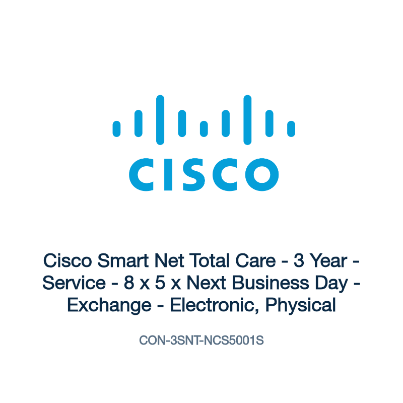 CON-3SNT-NCS5001S: Cisco Smart Net Total Care