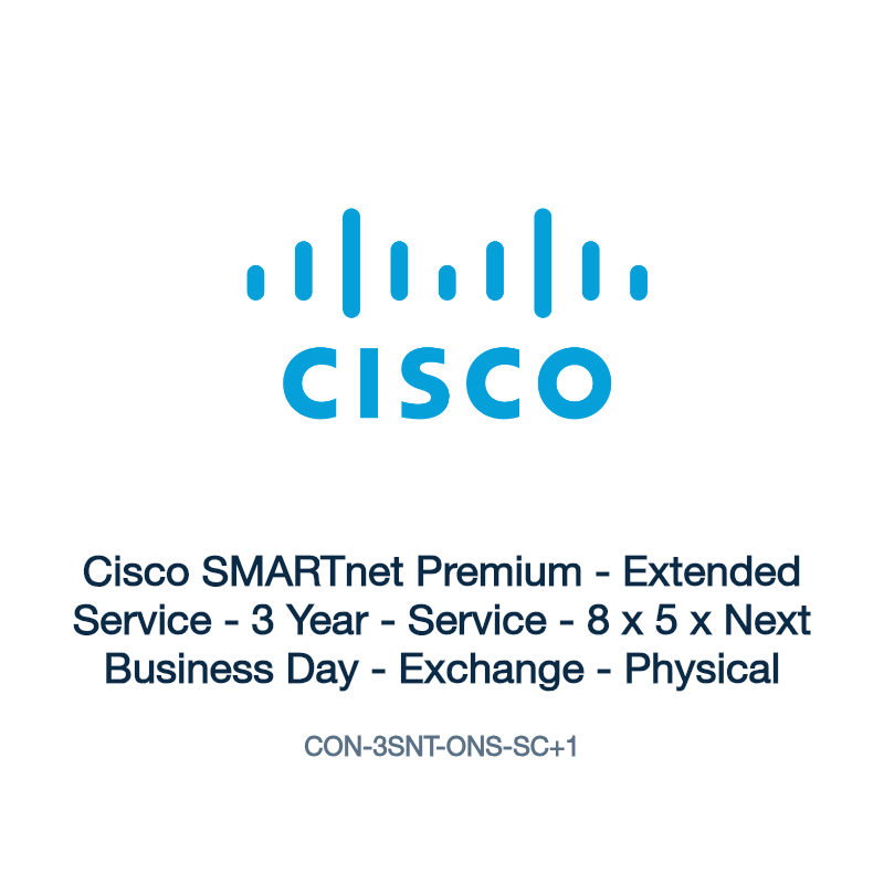 CON-3SNT-ONS-SC+1: Cisco SMARTnet Premium