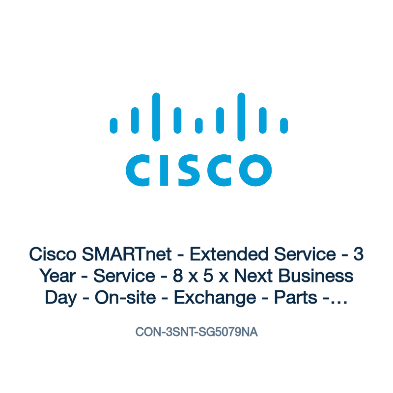 CON-3SNT-SG5079NA: Cisco SMARTnet - Extended Service - 3 Year - Service